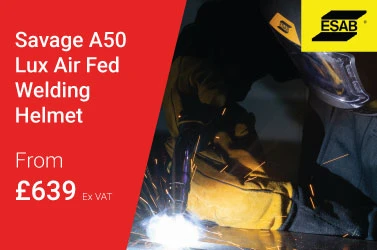 Homepage banner https://engweld.co.uk/product/esab-savage-a50-lux-air-fed-welding-helmet-complete
