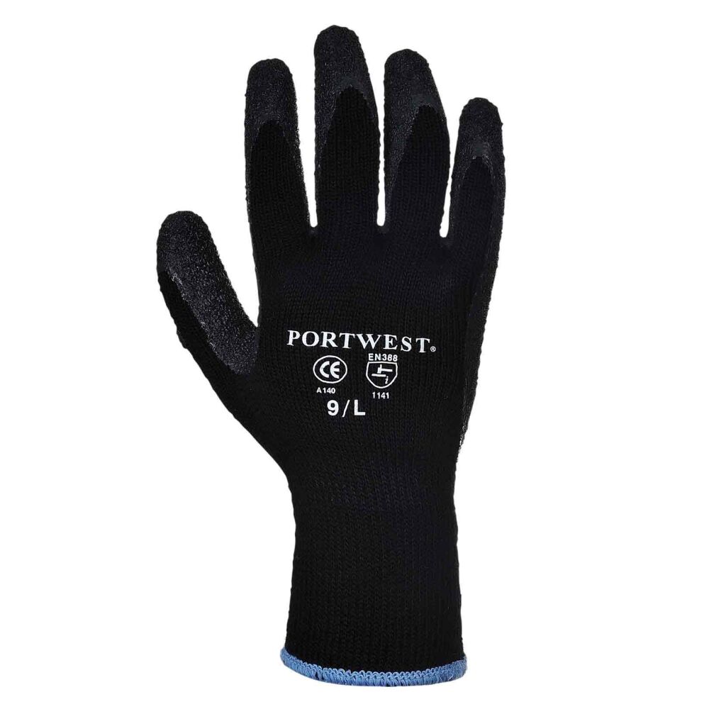 Portwest A140 Thermal Glove Black X Lrg