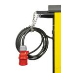 Power cable organization on the Esab Rustler 350