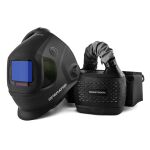 Migatronic Operator Air Fed Welding Helmet & Papr Complete Unit Midnight Black