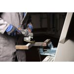 Klingspor NDS800 125mm Med Velcro Pads in action