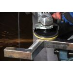 Klingspor NDS800 115mm Vfn Velcro Pads in action