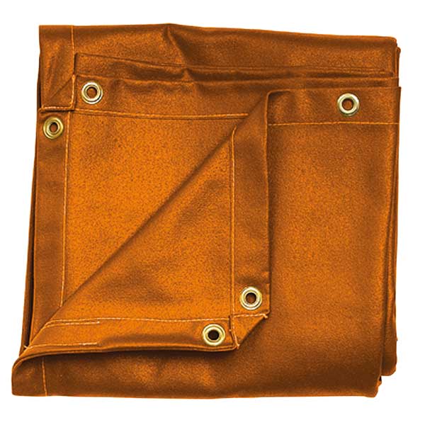 C400536AMB 1.8M X 1.8M Amber Pvc Welding Curtain