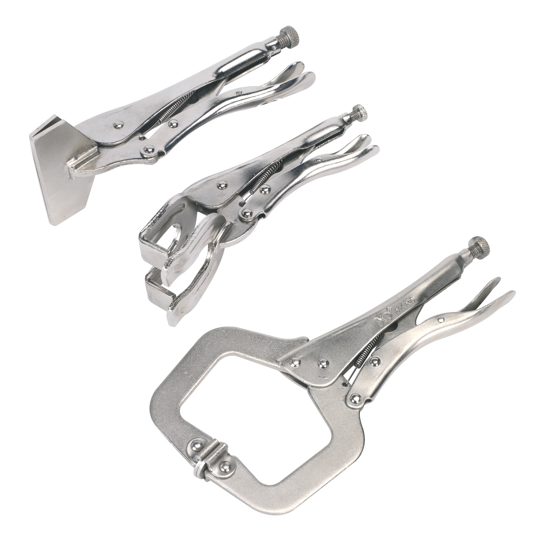 AK67 Sealey 3Pc CClamp & Welding Clamp Set