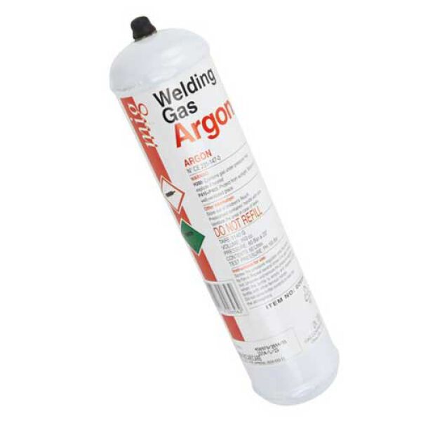 02656 Argon Gas Disposable Bottle 390Gm